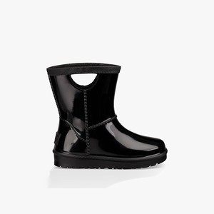 Ugg Rahjee Rain Kids All-Weather Boots Black (9742VLYHC)